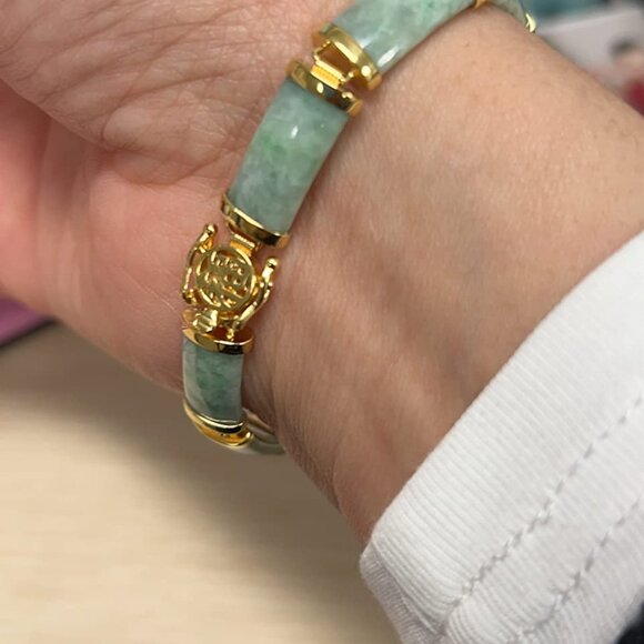 Neiman Marcus Ross Simons Jade Serenity Bracelet - Picture 5 of 7